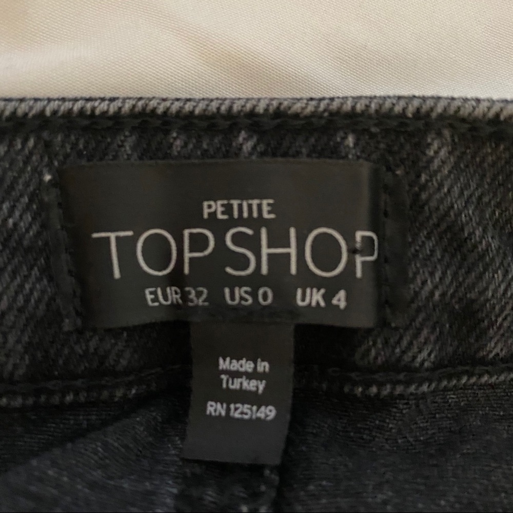 top shop black denim skirt🖤 - Picture 3 of 4